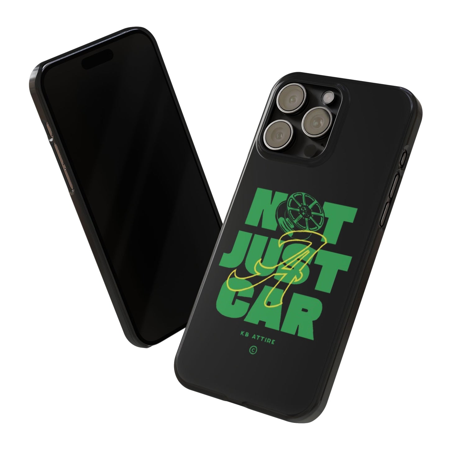 Not Just A Car Slim IPhone Cases (Black)