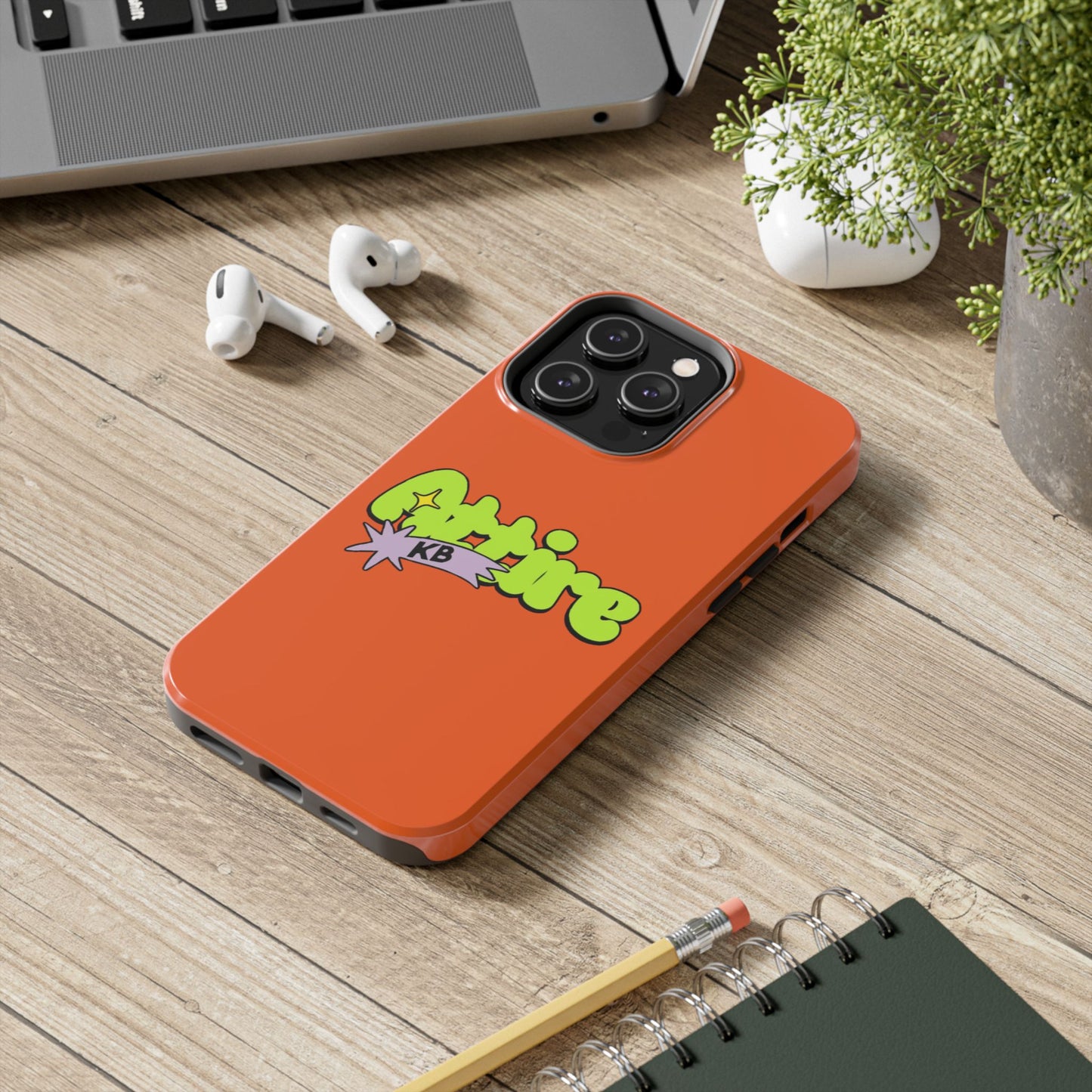 KB Attire Cartoon Phone Case (Orange)