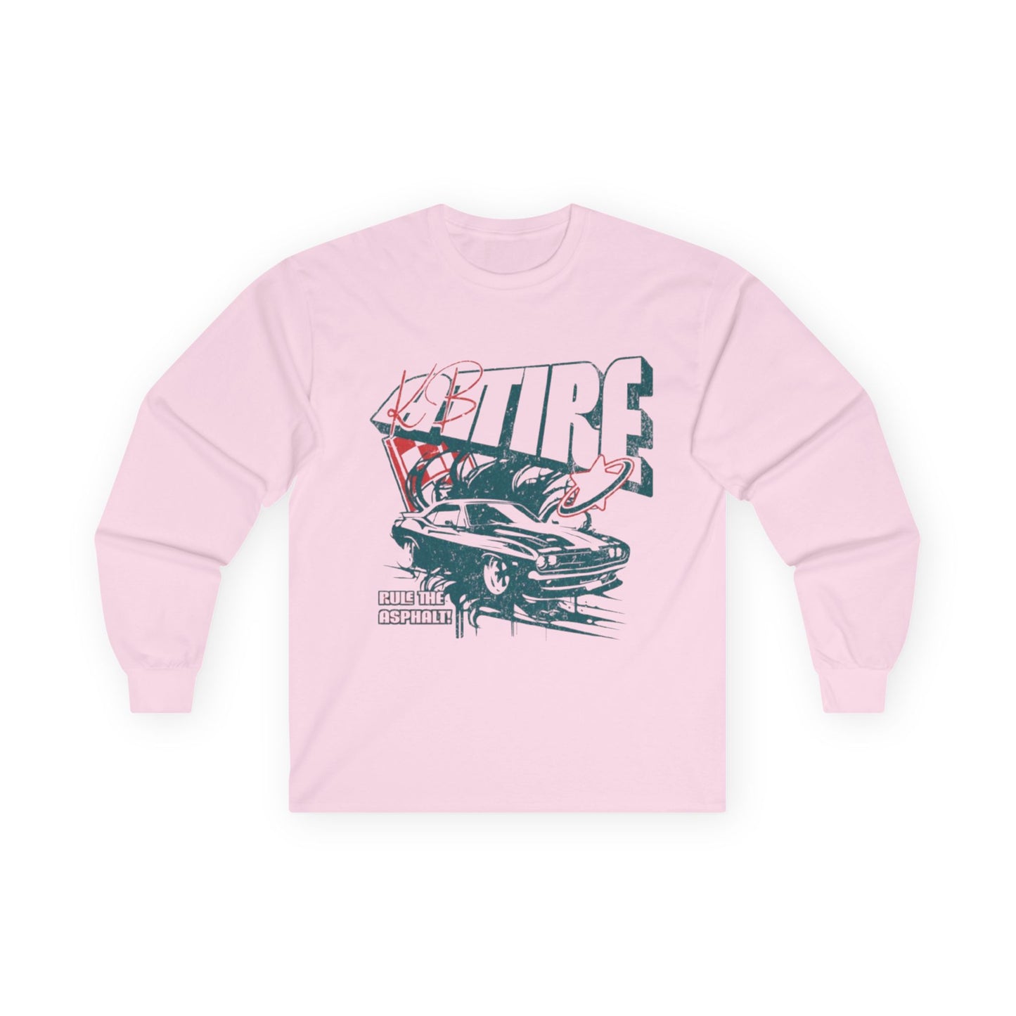 'Retro Car' Long Sleeve Tee