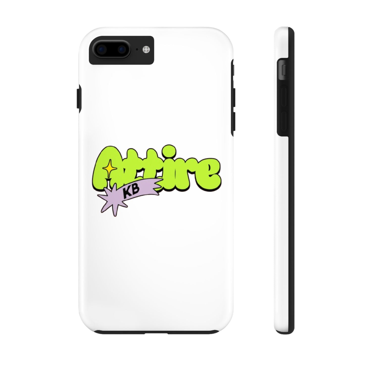 KB Attire Cartoon Phone Case (White)