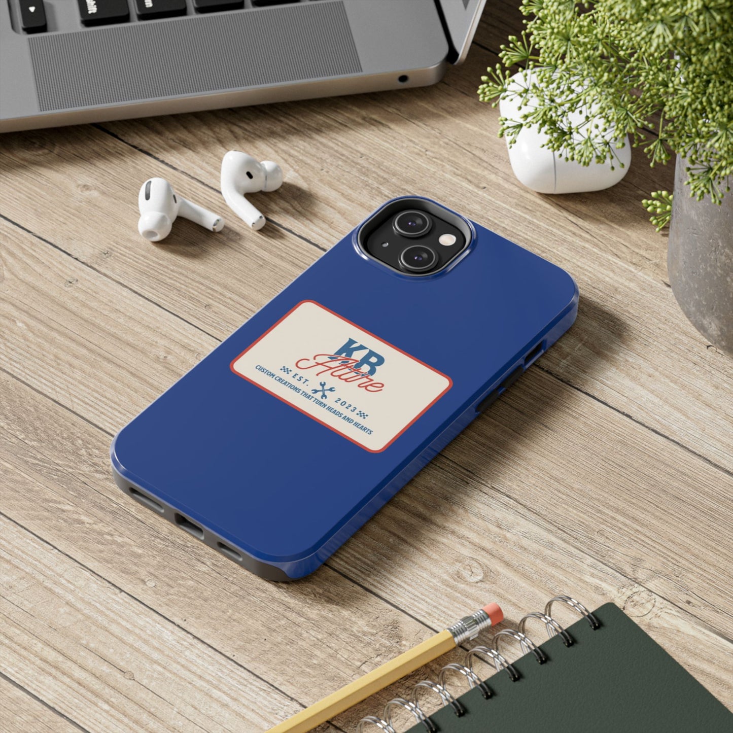 KB Attire 'The Patch' Phone Case (Blue)