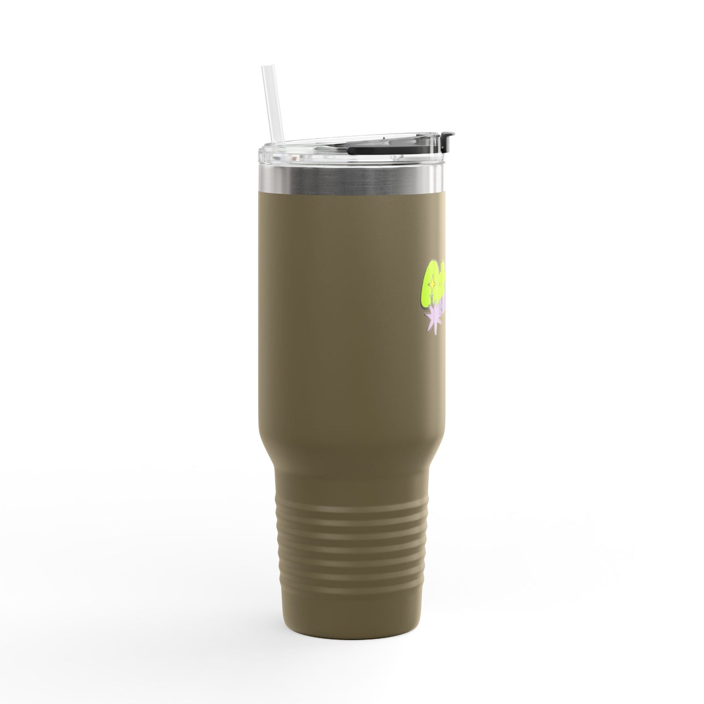 KB Attire Cartoon Travel Mug for On-the-Go 40oz Thermal Cup