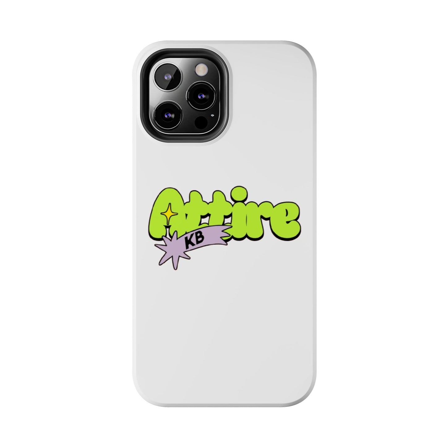 KB Attire Cartoon Phone Case (White)