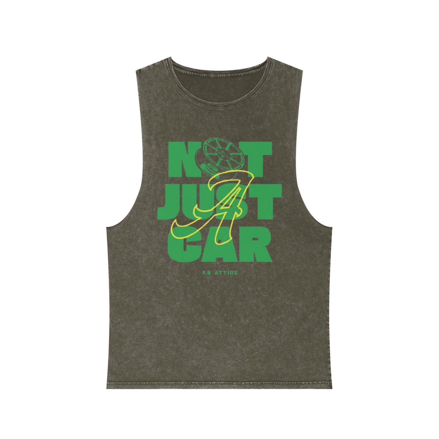 Unisex Stonewash 'Not Just A Car' Tank Top