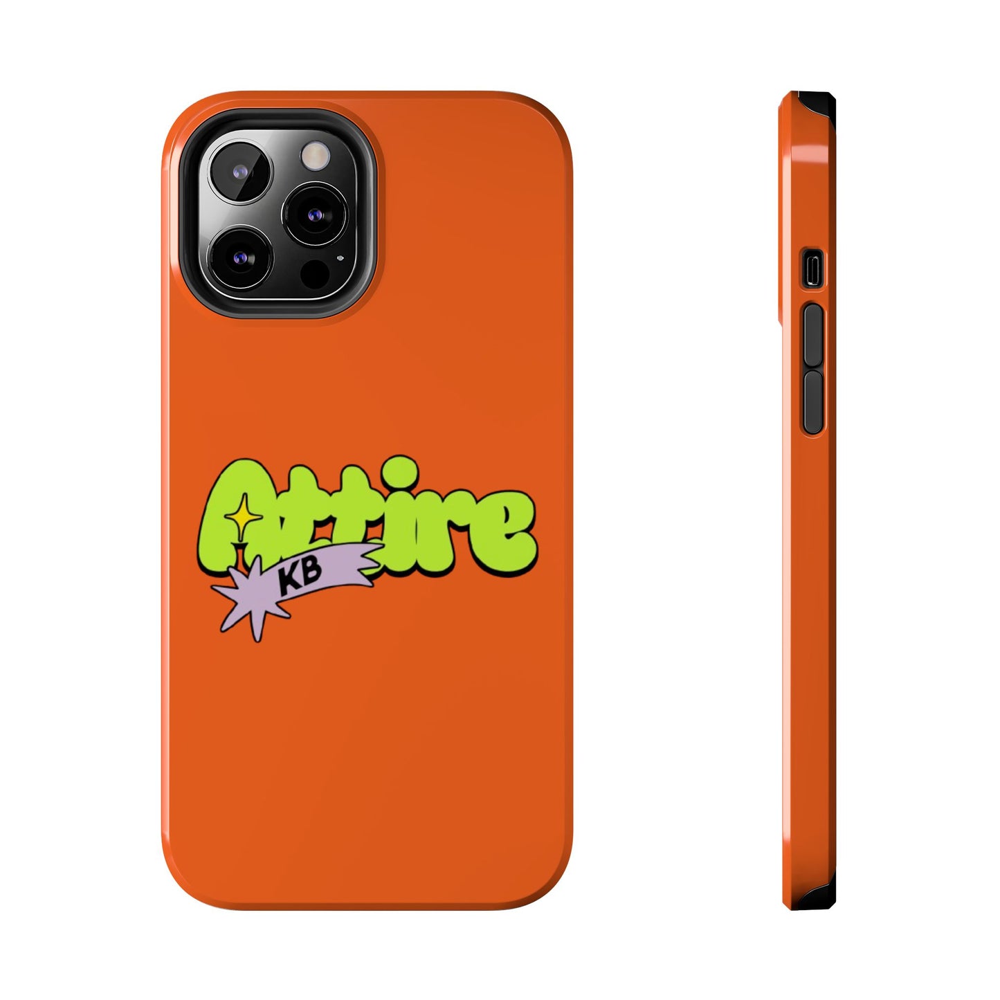 KB Attire Cartoon Phone Case (Orange)