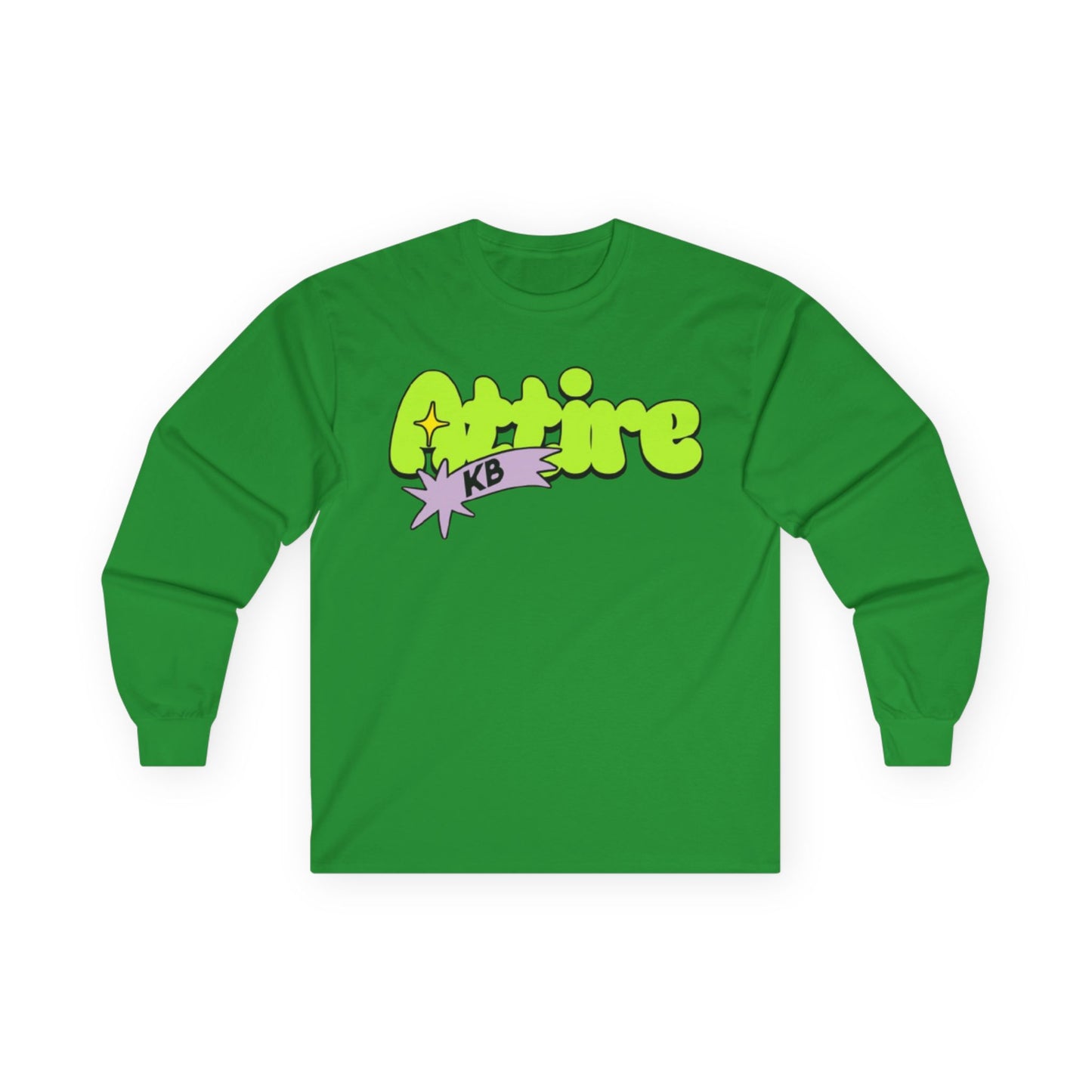 KB Attire Cartoon Graphic Long Sleeve Tee