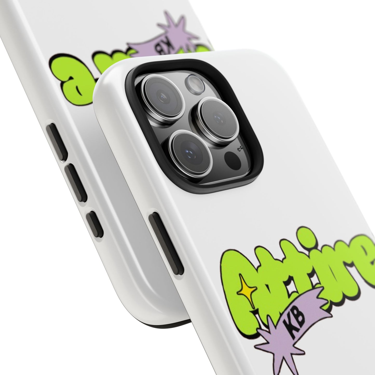 KB Attire Cartoon Phone Case (White)