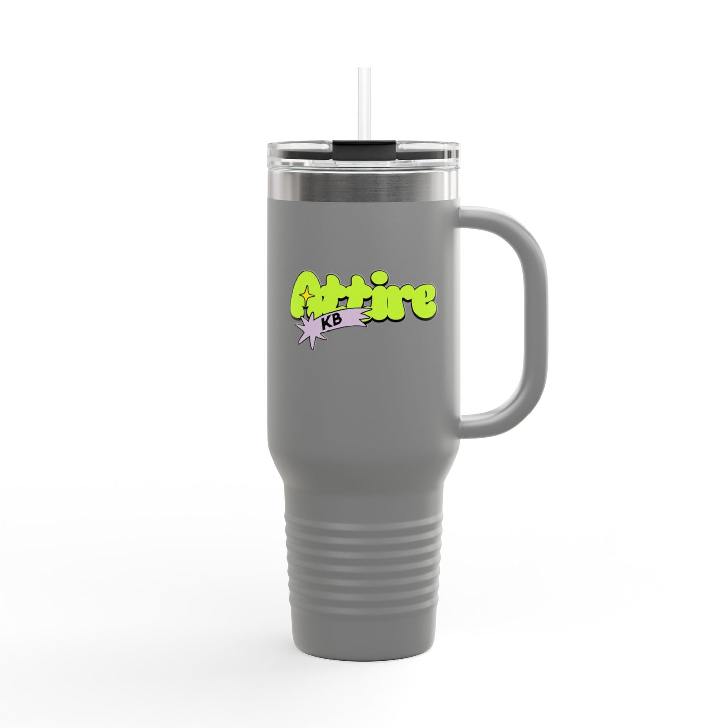 KB Attire Cartoon Travel Mug for On-the-Go 40oz Thermal Cup