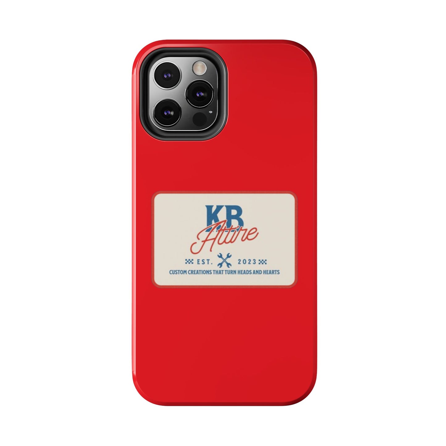 KB Attire 'The Patch' Phone Case (Red)