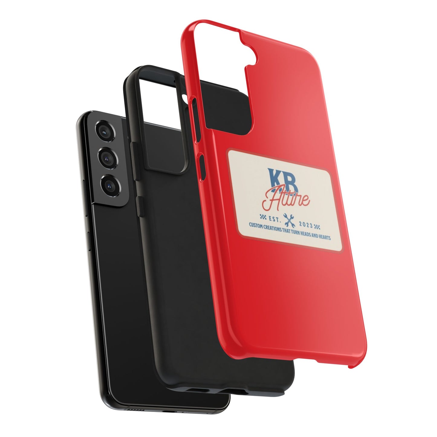 KB Attire 'The Patch' Phone Case (Red)