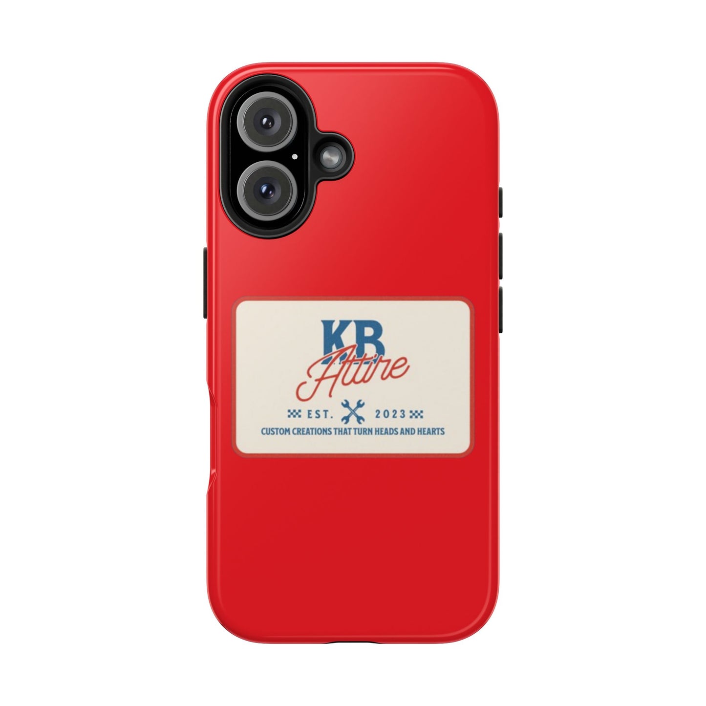 KB Attire 'The Patch' Phone Case (Red)