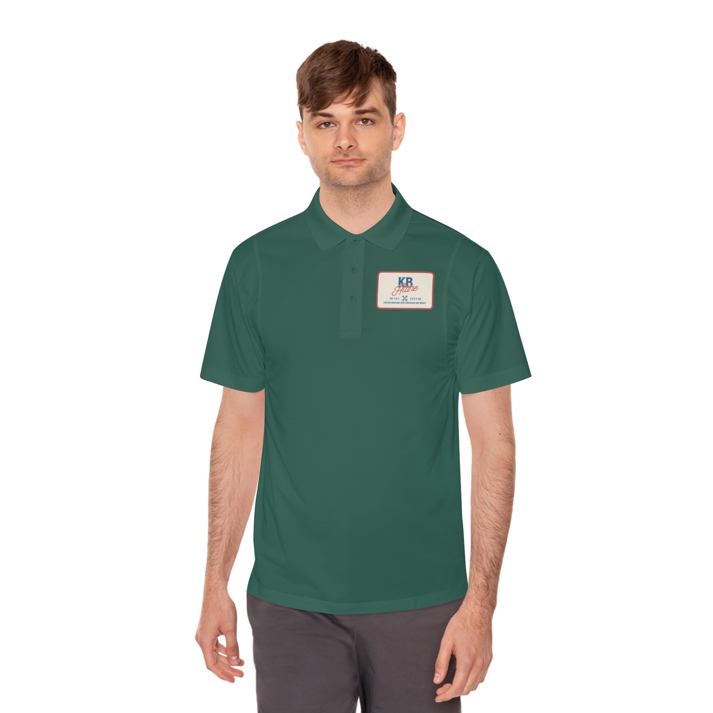 KB Attire "The Patch" Men's Sport Polo Shirt