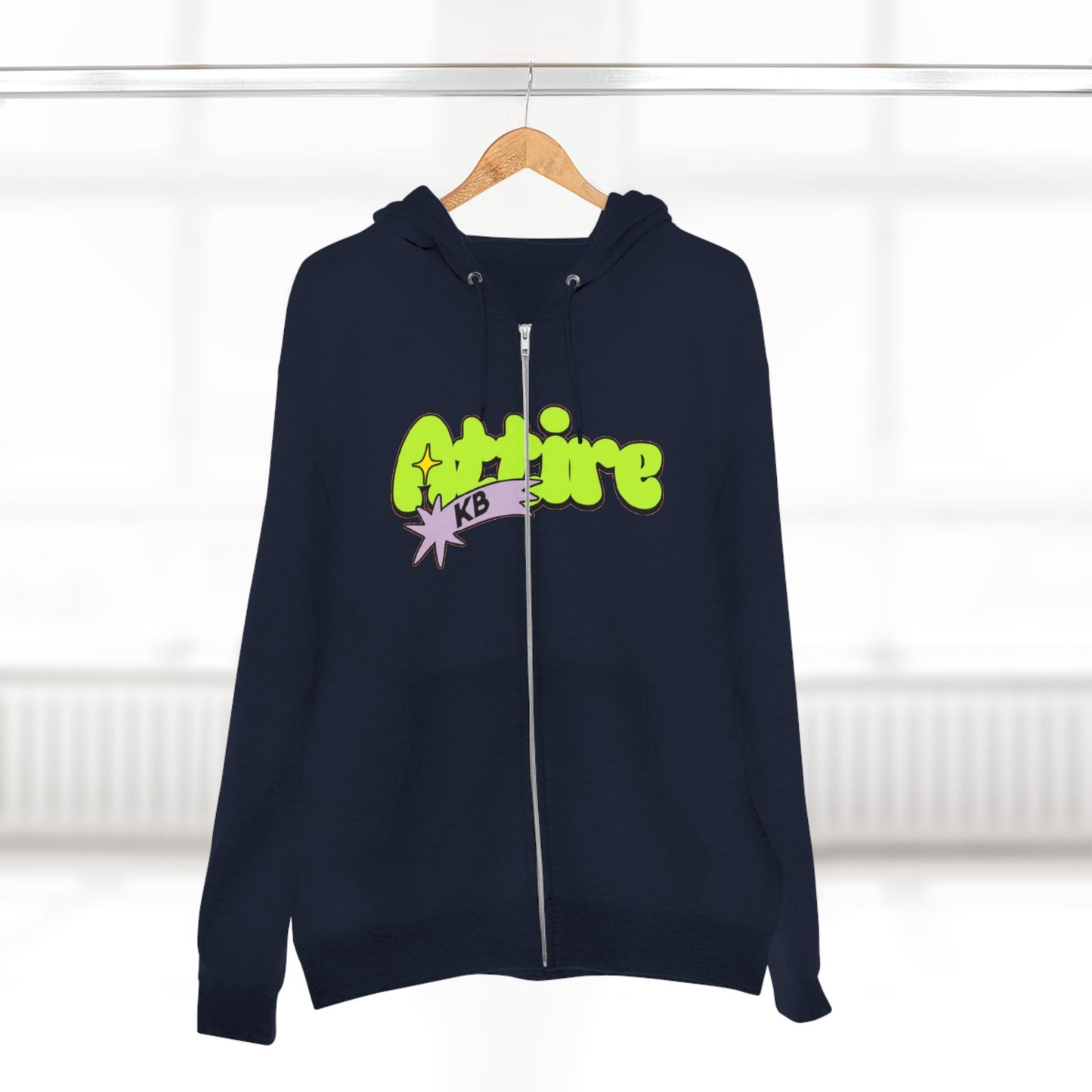 KB Attire Cartoon Unisex Zip Hoodie