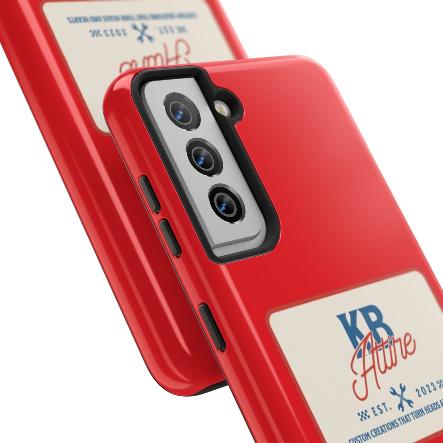 KB Attire 'The Patch' Phone Case (Red)