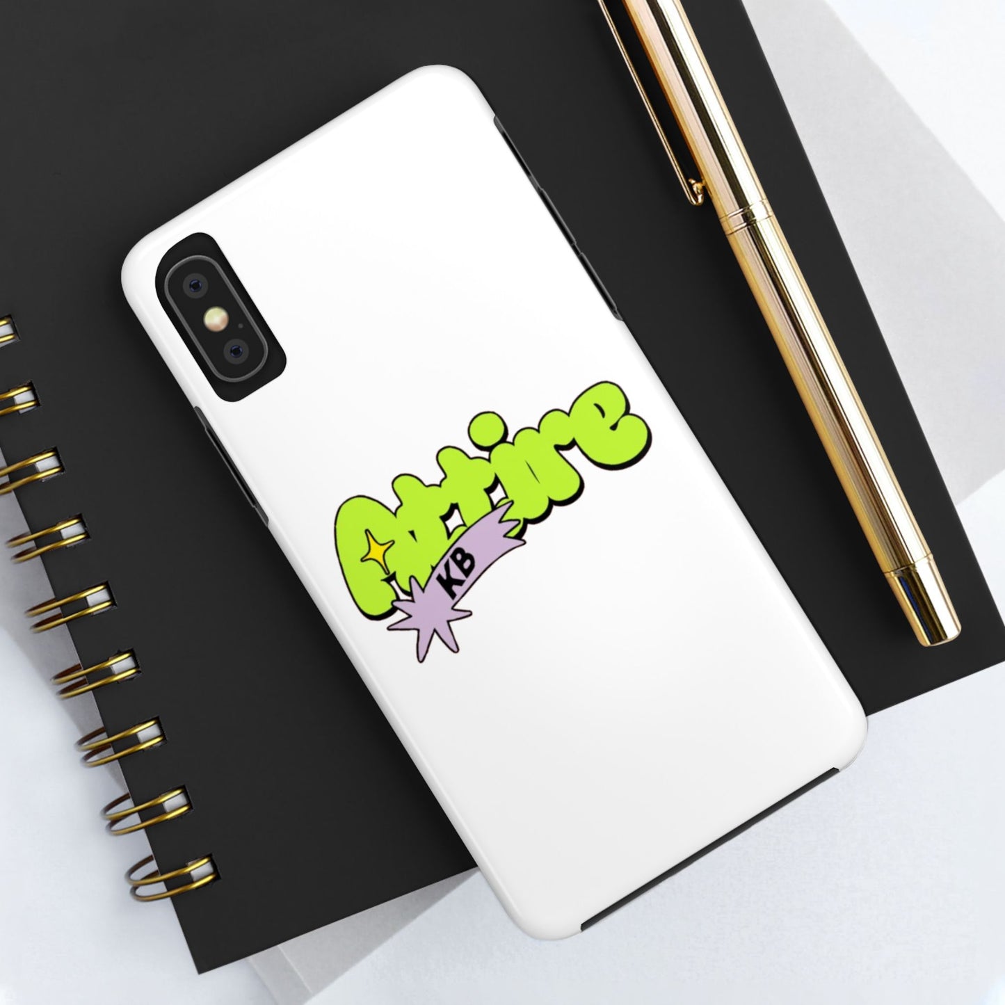 KB Attire Cartoon Phone Case (White)
