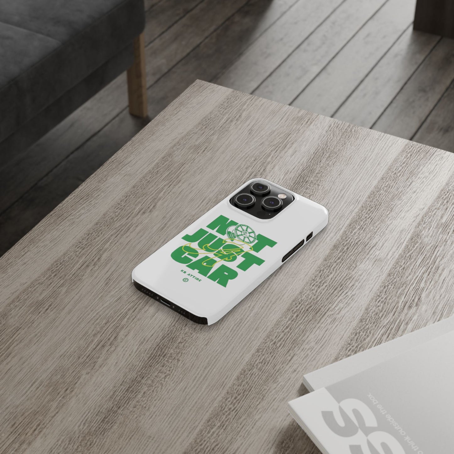 Not Just A Car Slim IPhone Cases (White)