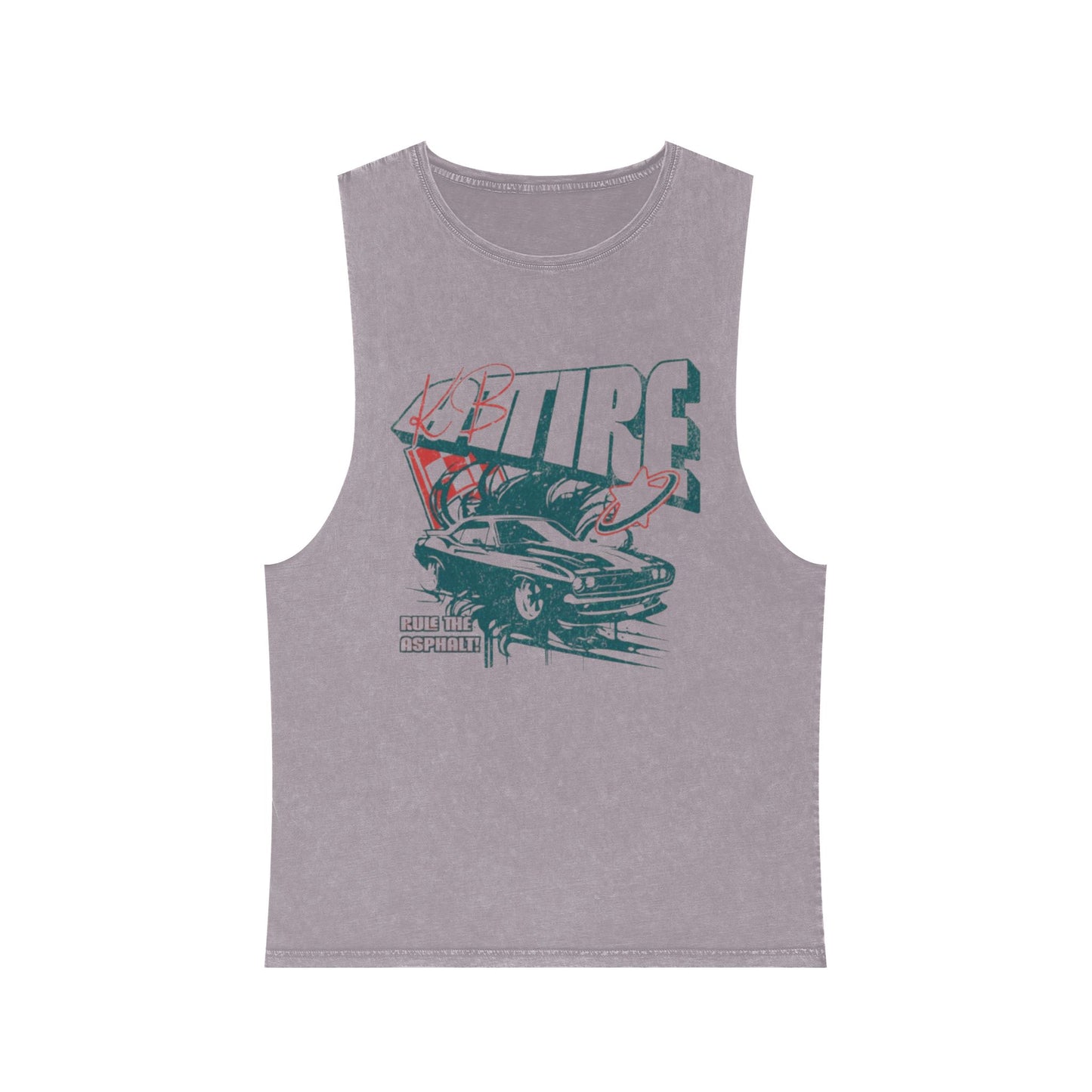 'Hot Ride' Stonewash Tank Top