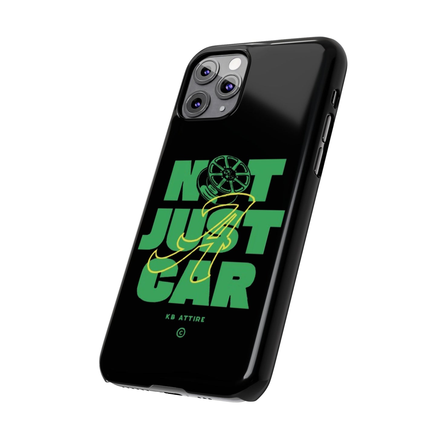 Not Just A Car Slim IPhone Cases (Black)