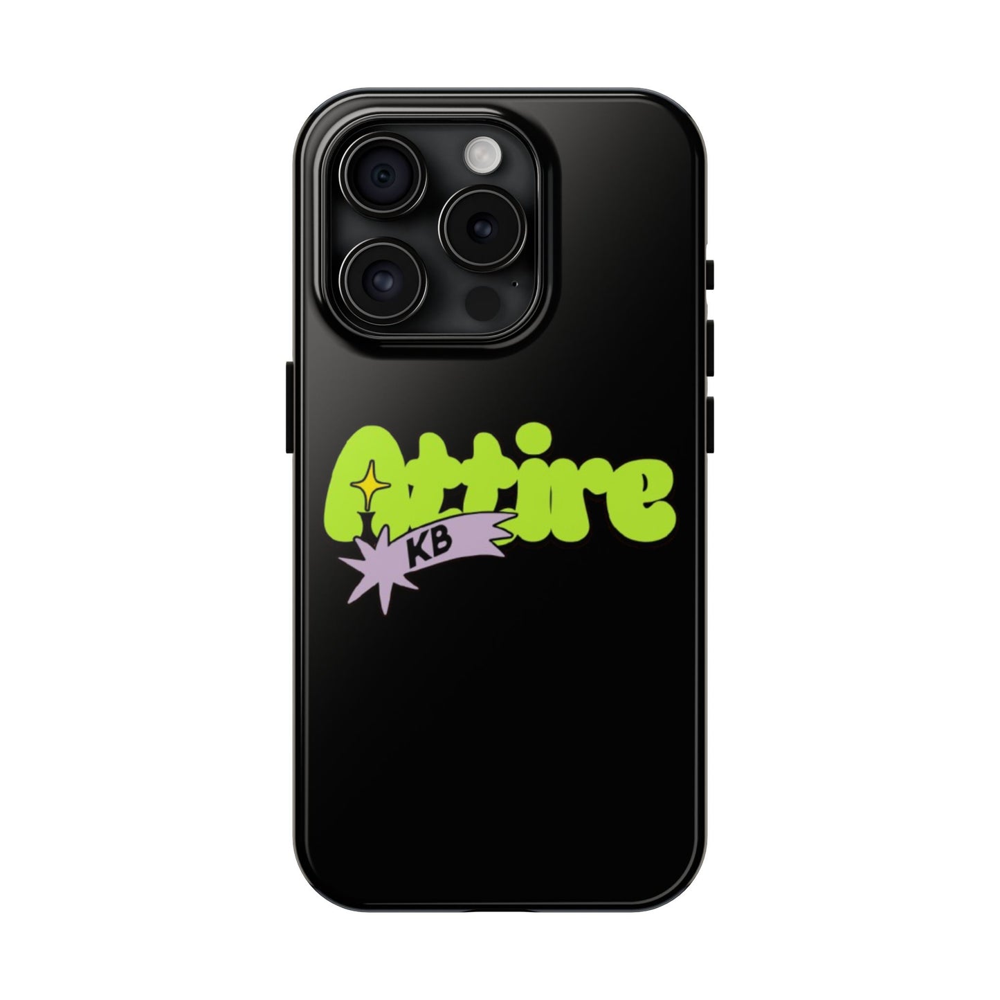 KB Attire Cartoon Phone Case (Black)