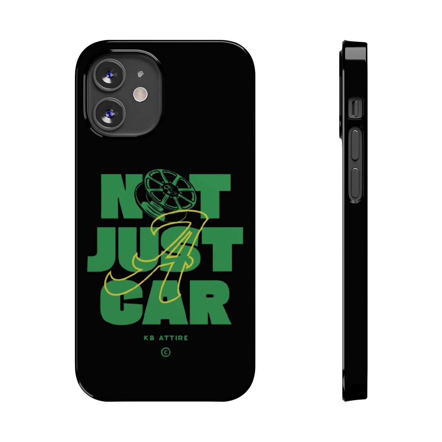 Not Just A Car Slim IPhone Cases (Black)