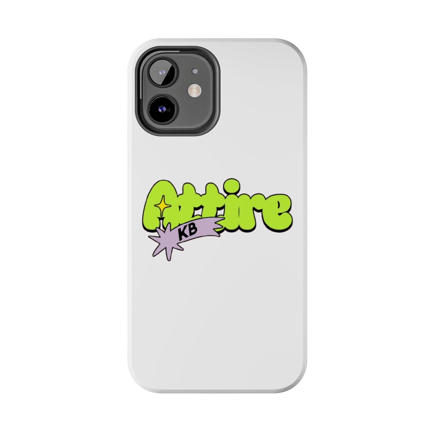 KB Attire Cartoon Phone Case (White)