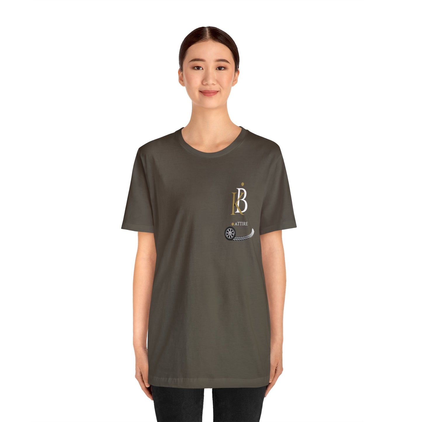 Custom KB Attire "Battle Together, Battle in Arms" Navy Green Unisex Jersey Short Sleeve Tee