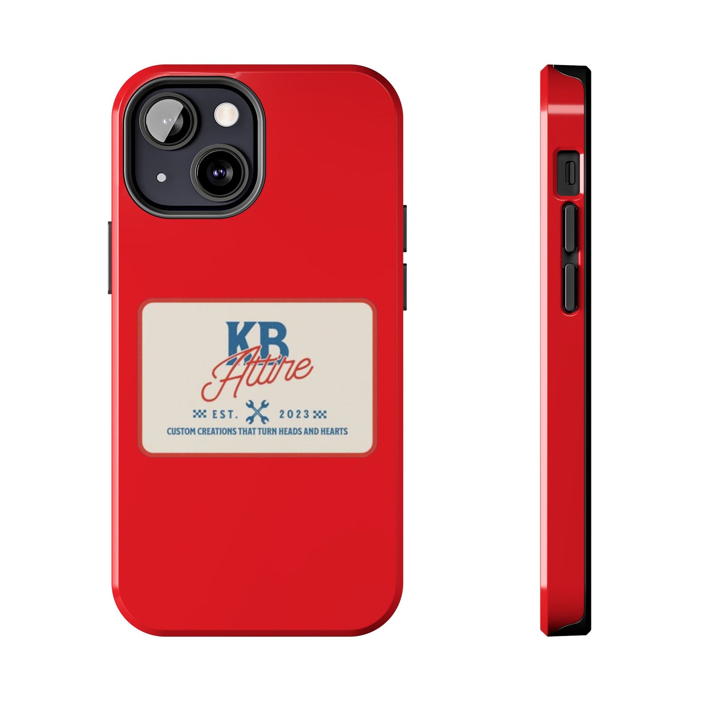 KB Attire 'The Patch' Phone Case (Red)