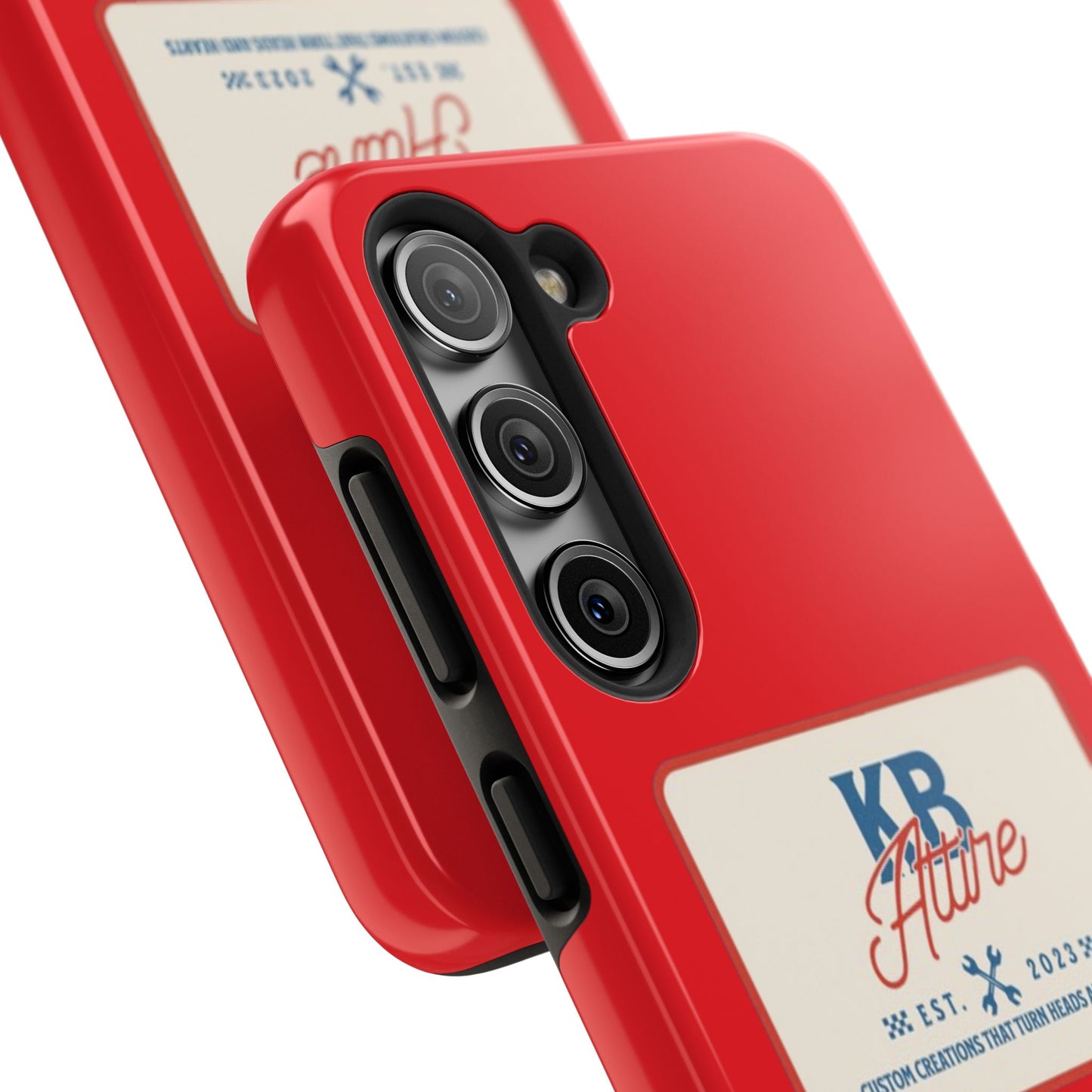 KB Attire 'The Patch' Phone Case (Red)