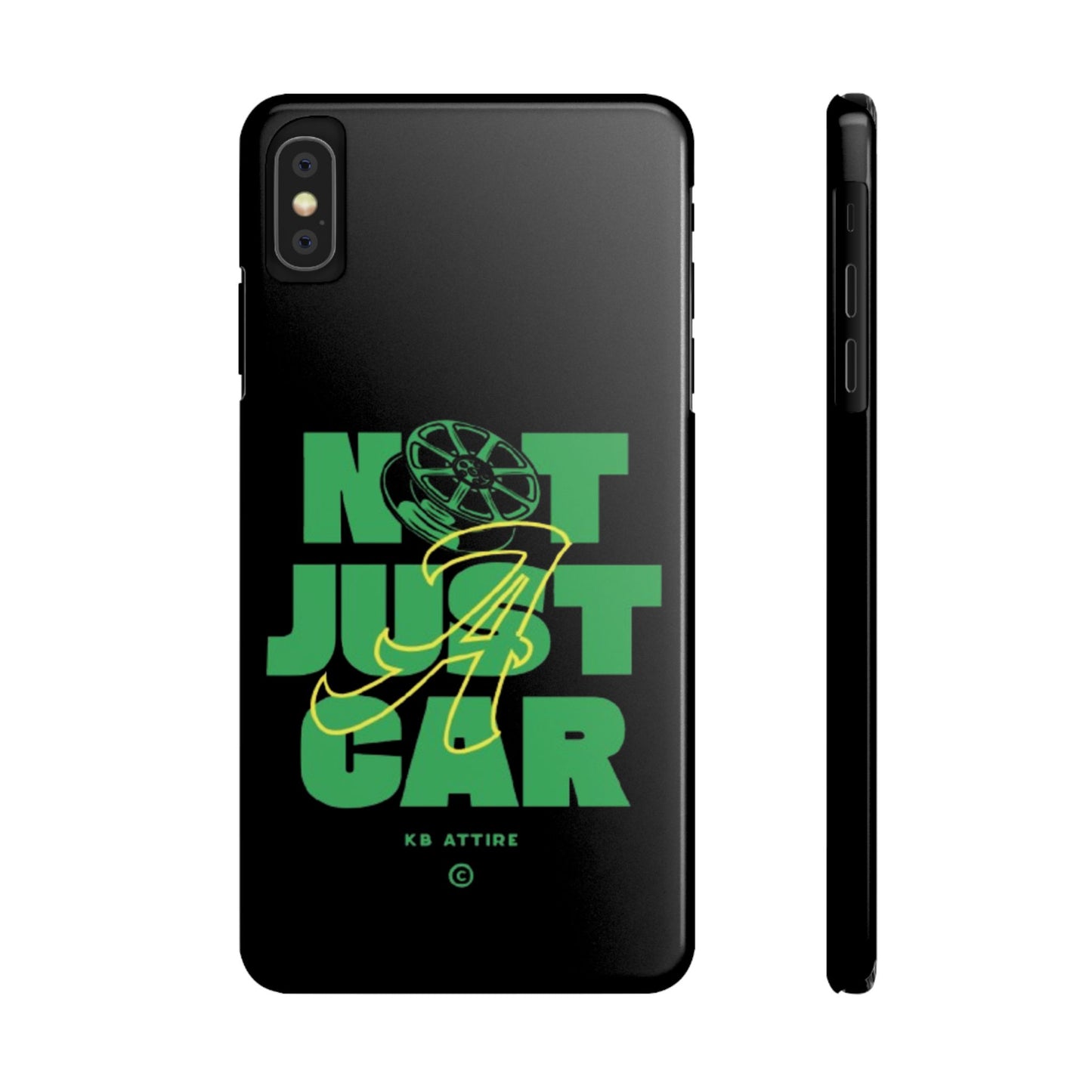 Not Just A Car Slim IPhone Cases (Black)