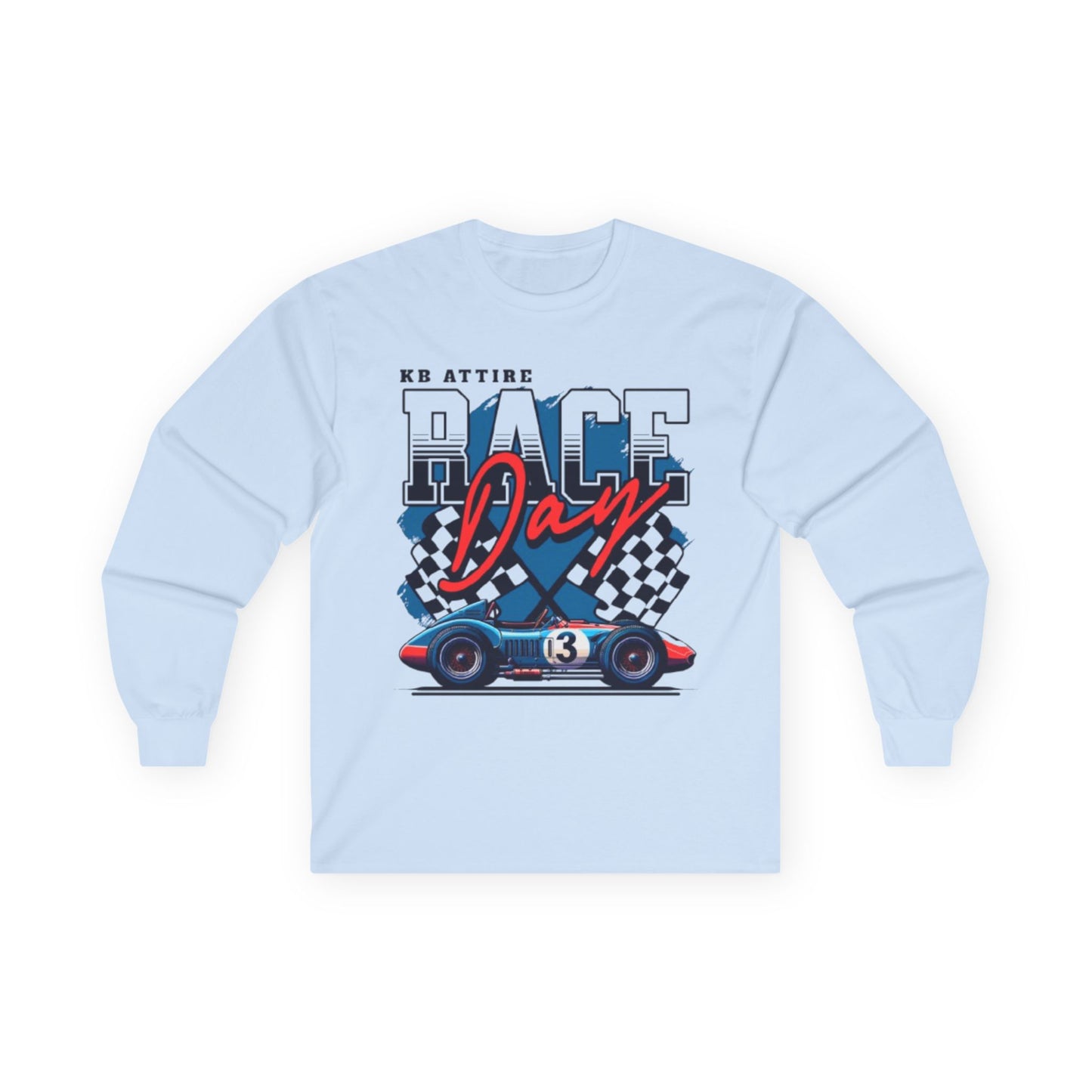 Men's 'Race Day' Long Sleeve Tee