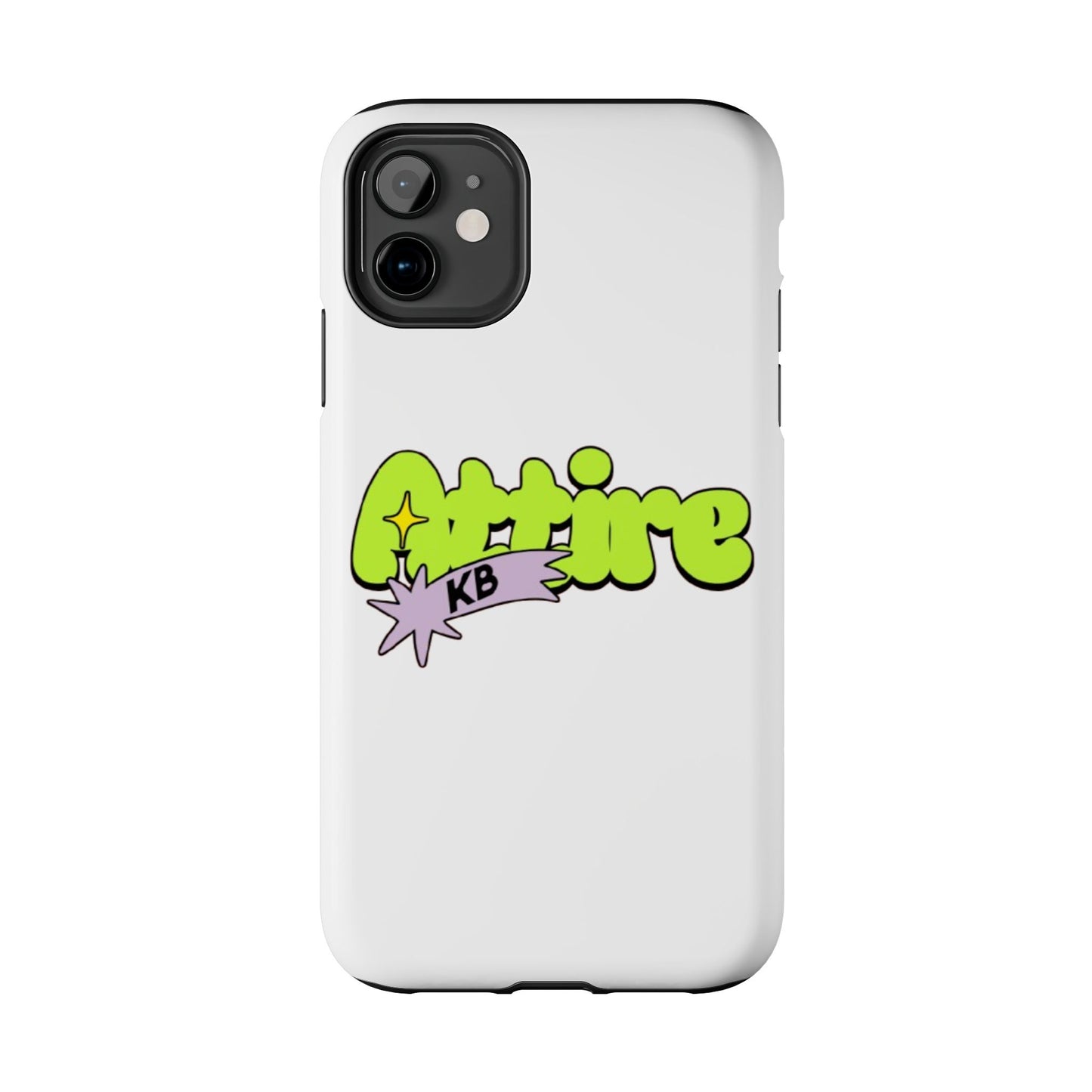 KB Attire Cartoon Phone Case (White)