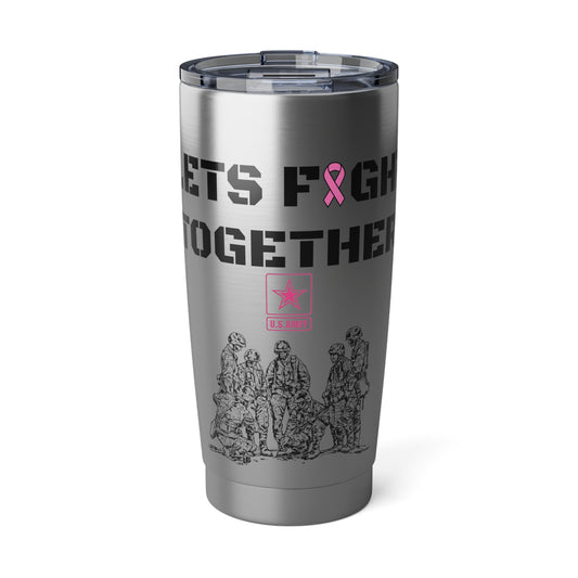 Custom KB Attire "Lets Fight Together" Vagabond 20oz Tumbler