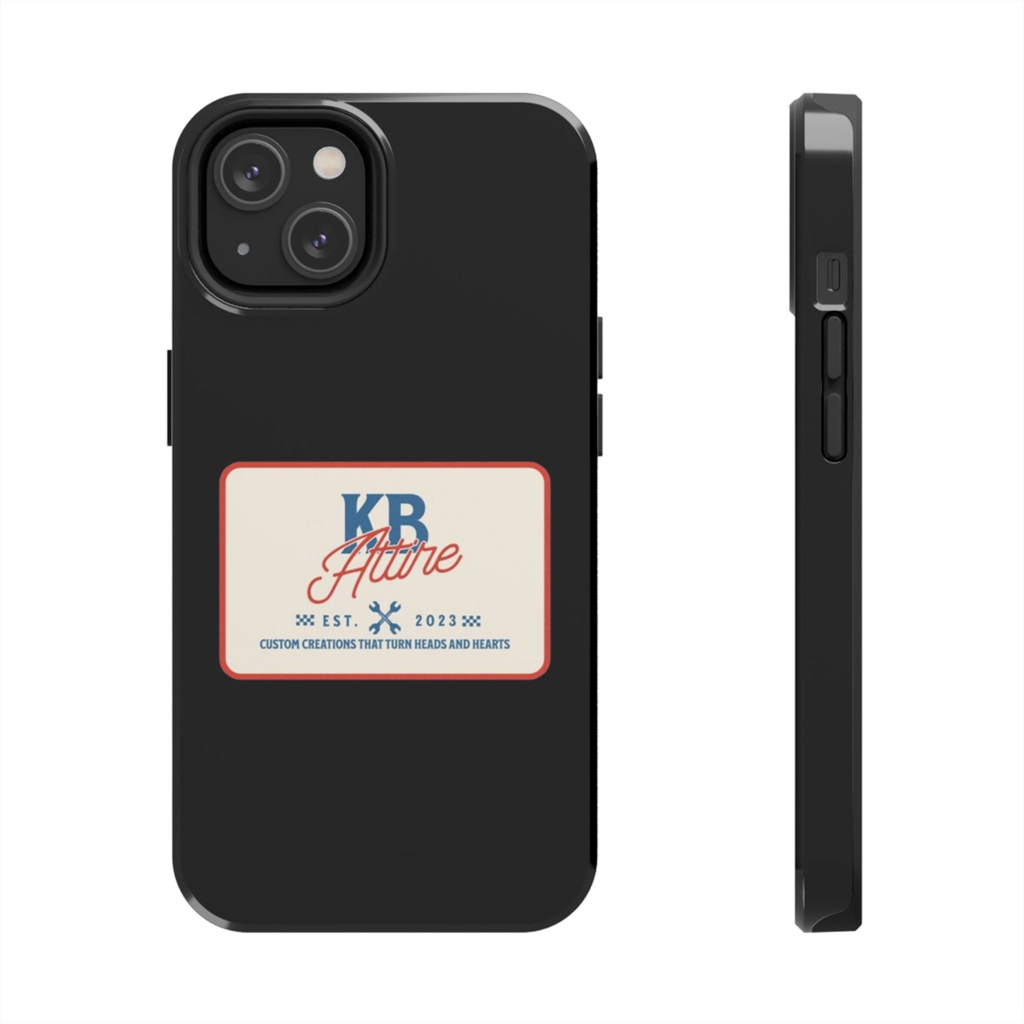 KB Attire 'The Patch' Phone Case (Black)