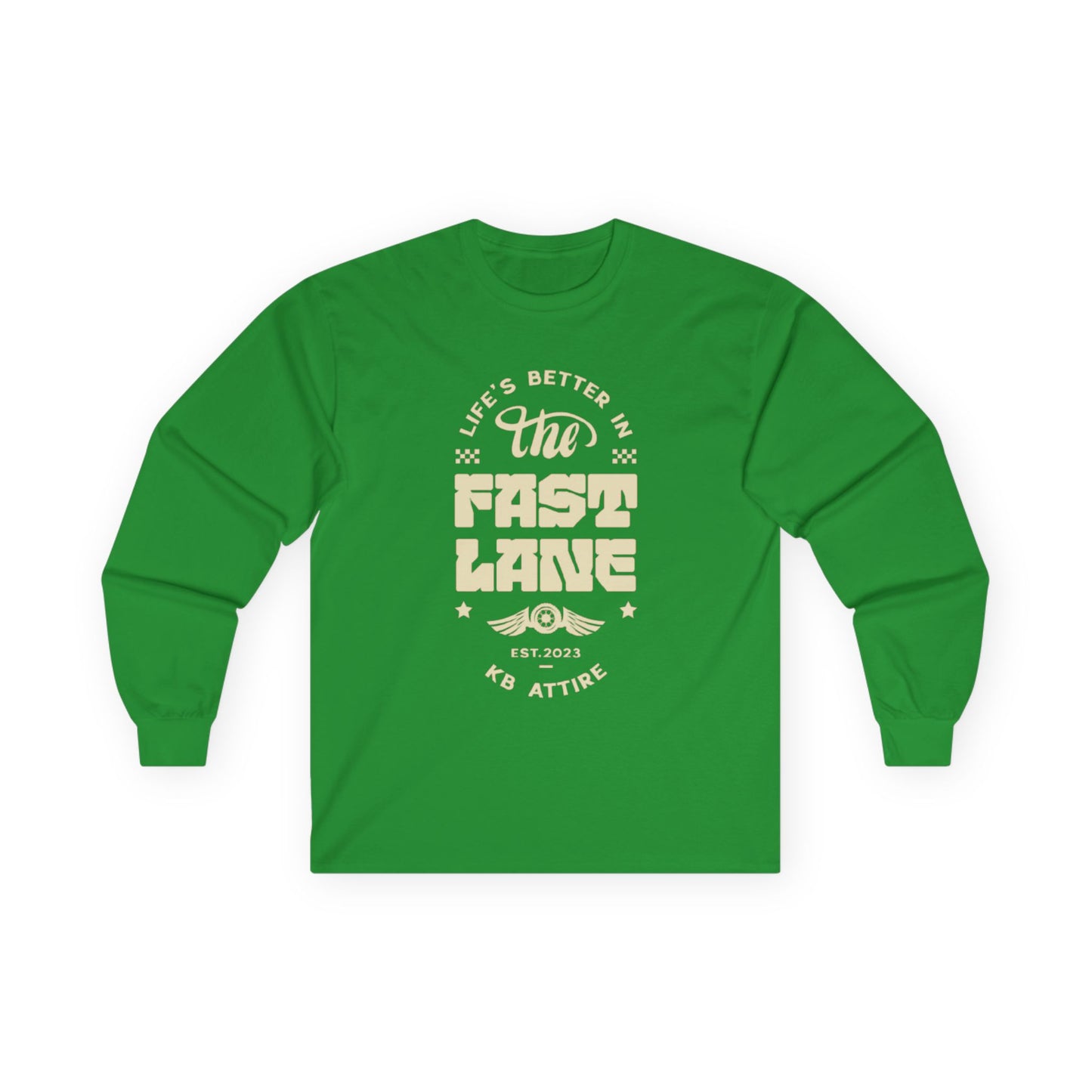 Unisex Long Sleeve 'Fast Lane' Tee