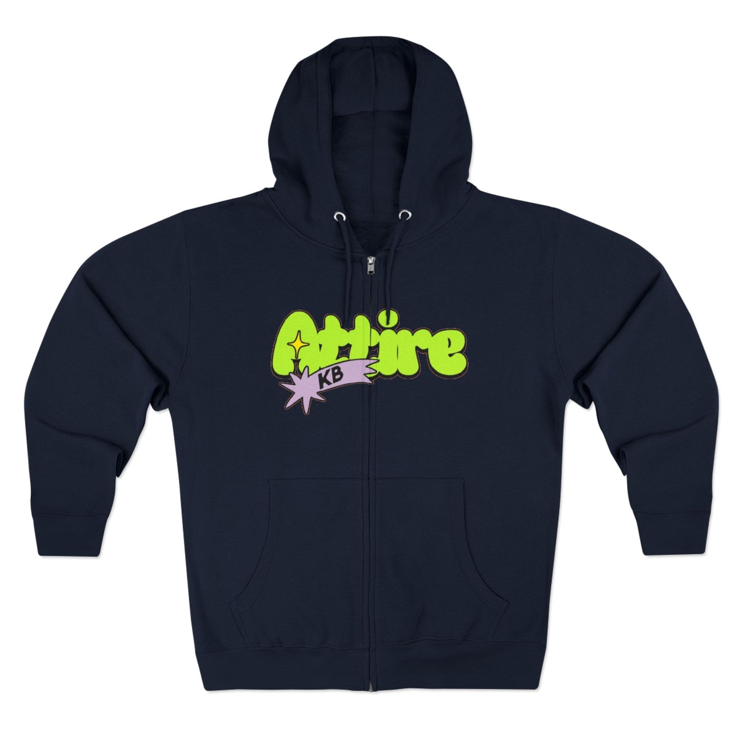 KB Attire Cartoon Unisex Zip Hoodie