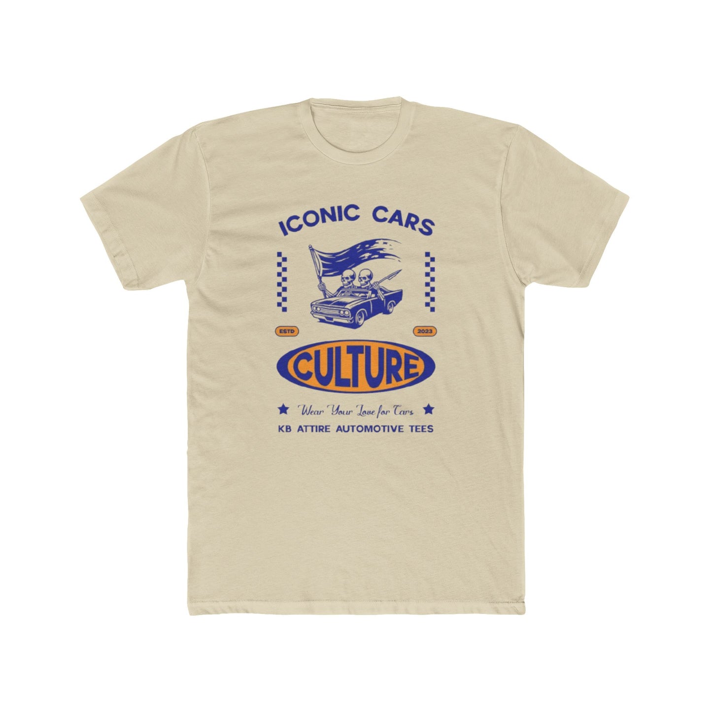Iconic Cars Culture Unisex Cotton Crew Tee - Perfect for Car Enthusiasts