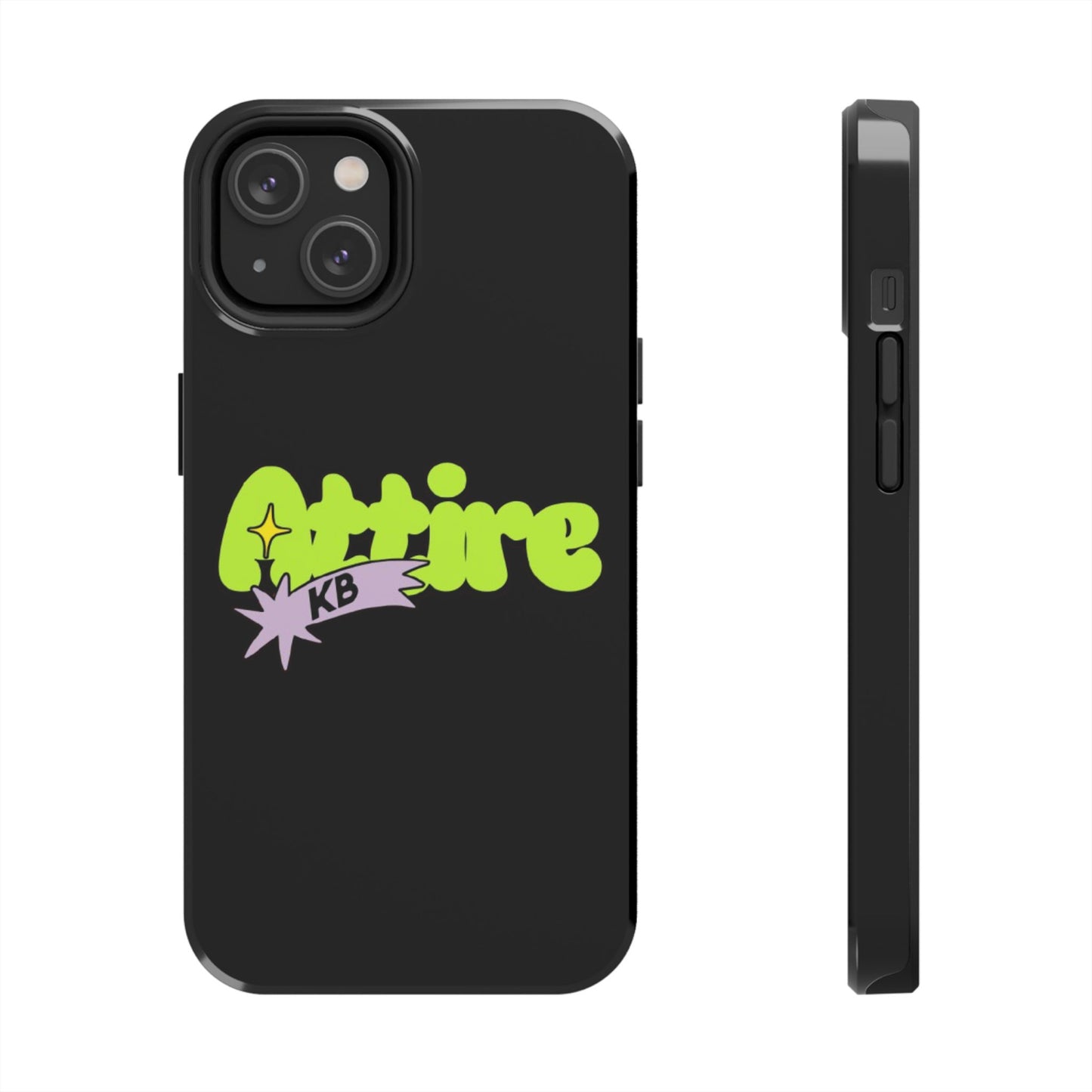 KB Attire Cartoon Phone Case (Black)