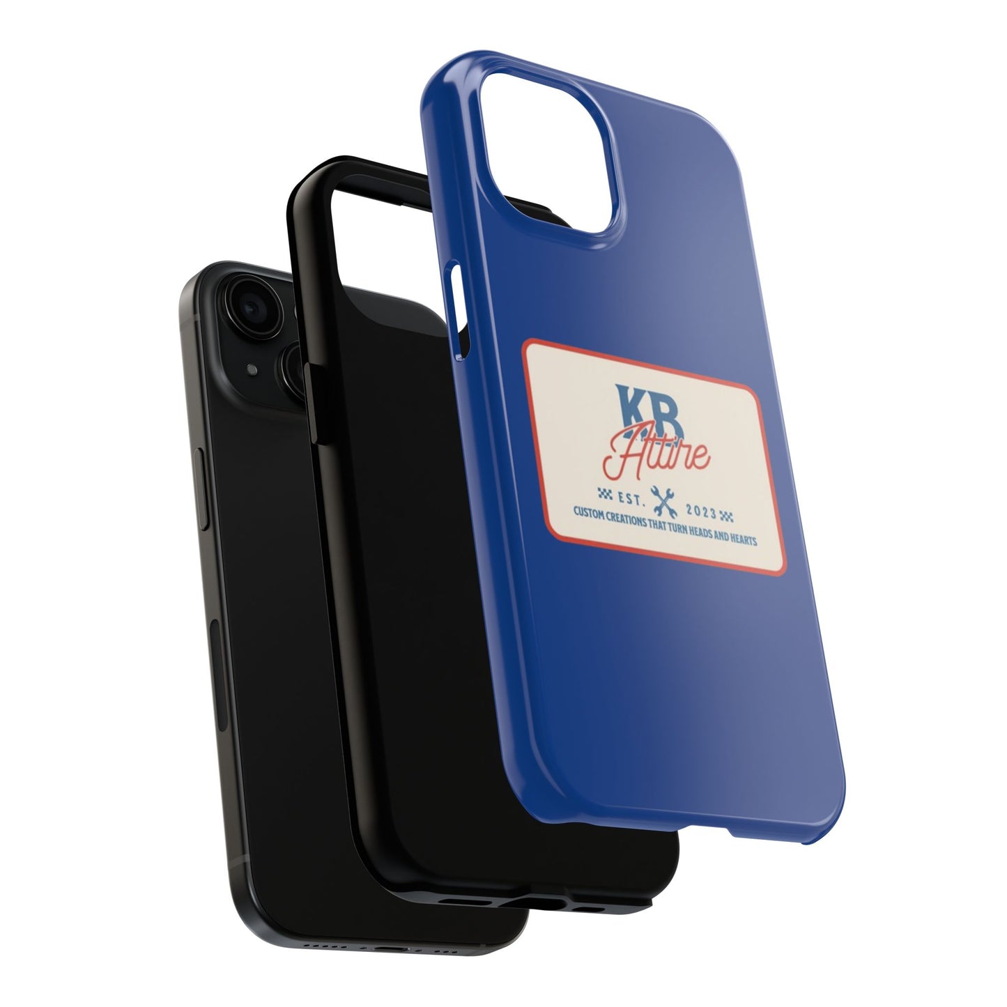 KB Attire 'The Patch' Phone Case (Blue)