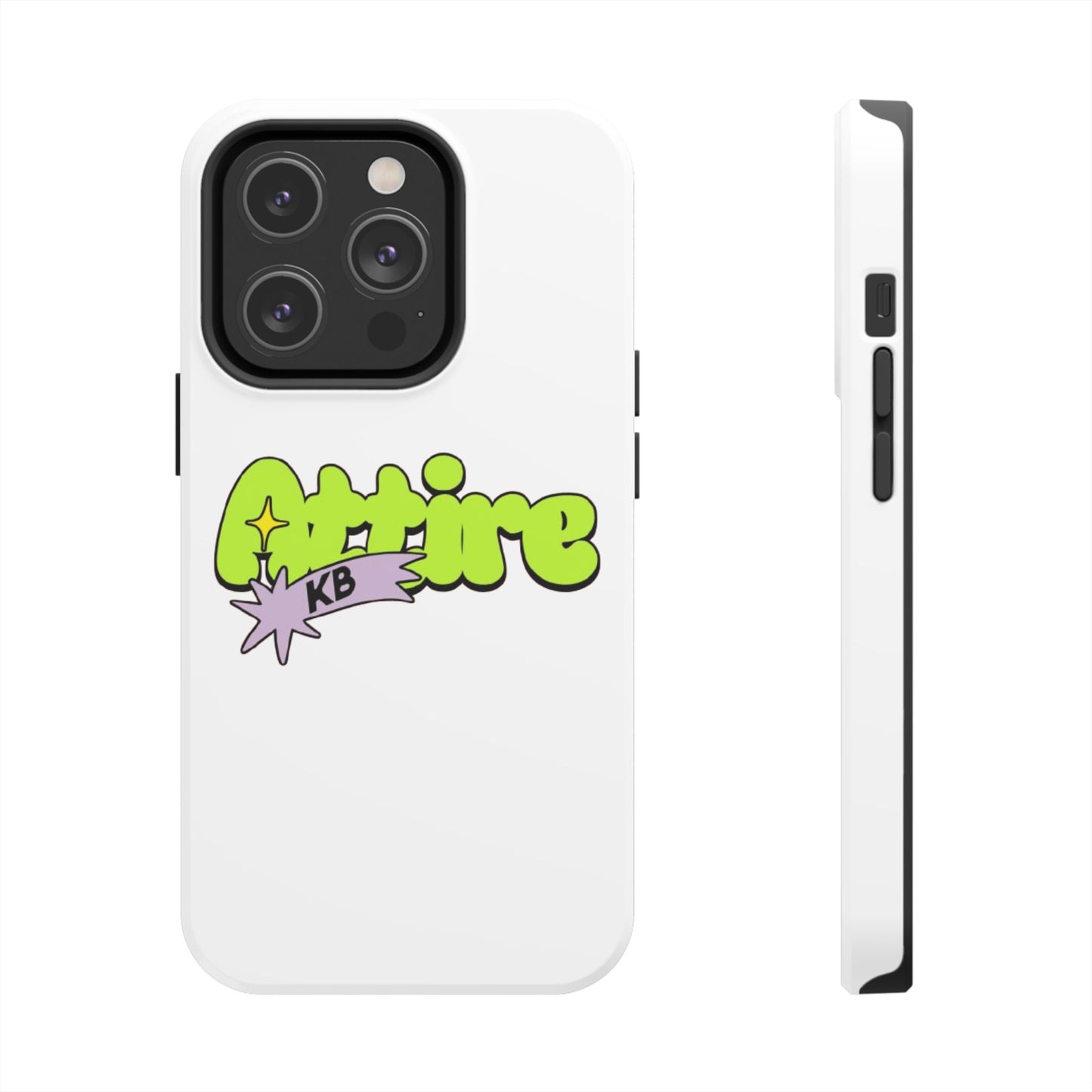KB Attire Cartoon Phone Case (White)