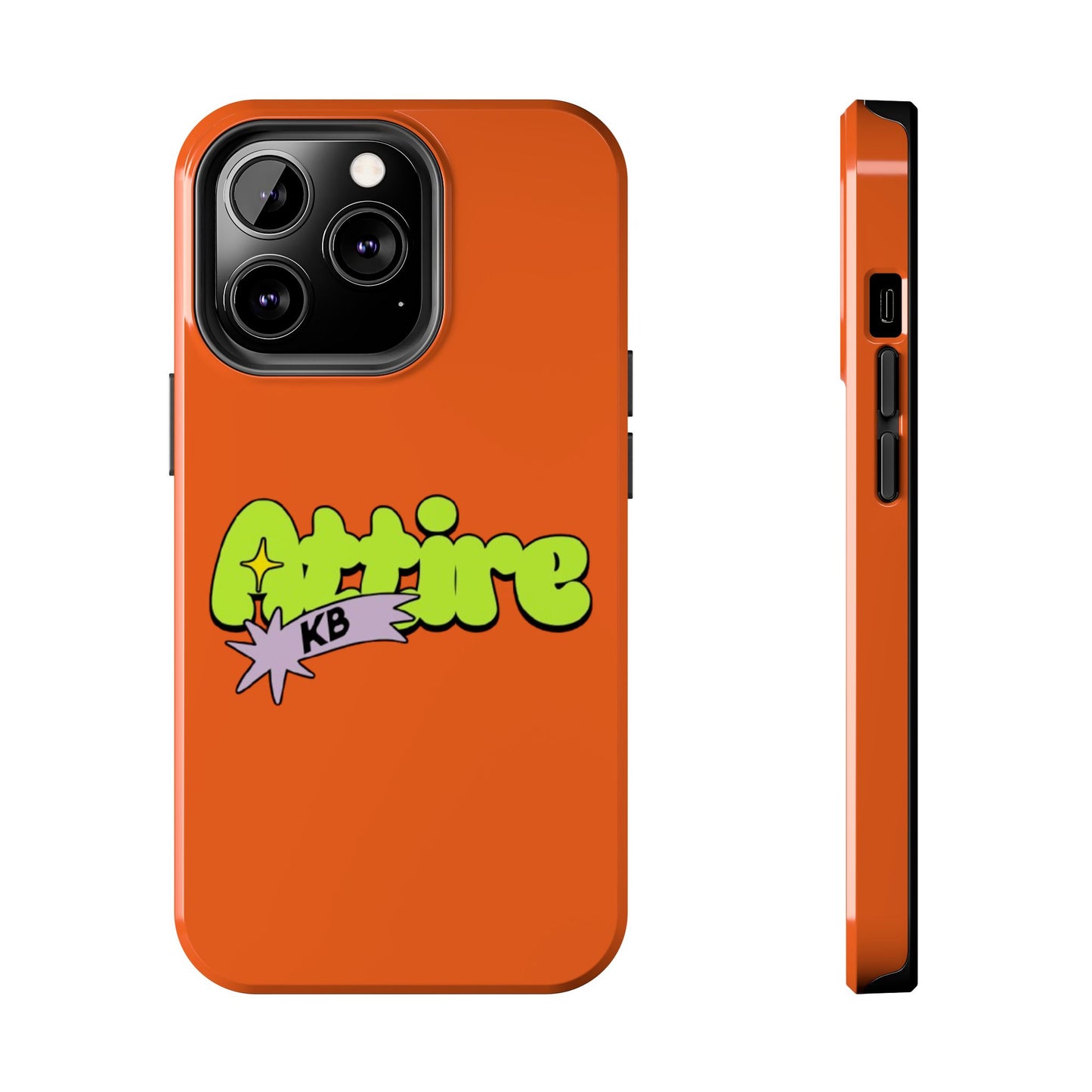 KB Attire Cartoon Phone Case (Orange)