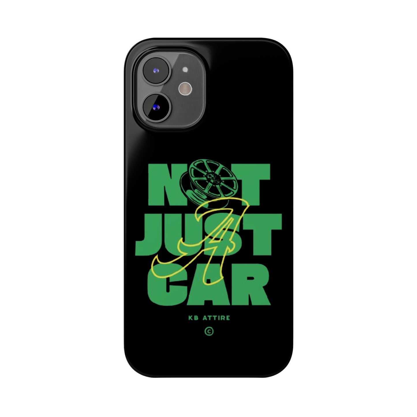 Not Just A Car Slim IPhone Cases (Black)