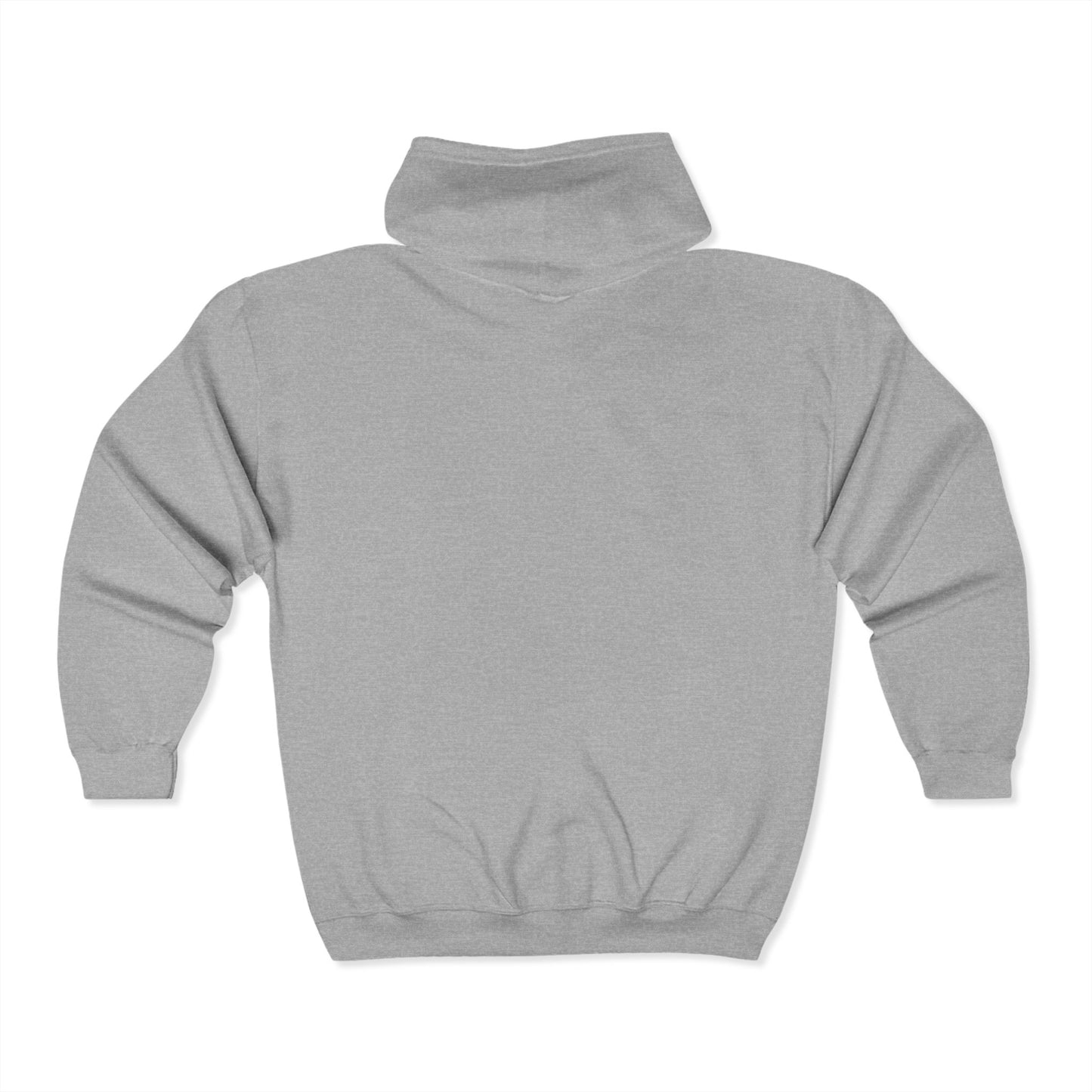 KB Attire Unisex Heavy Full Zip Hooded Sweatshirt