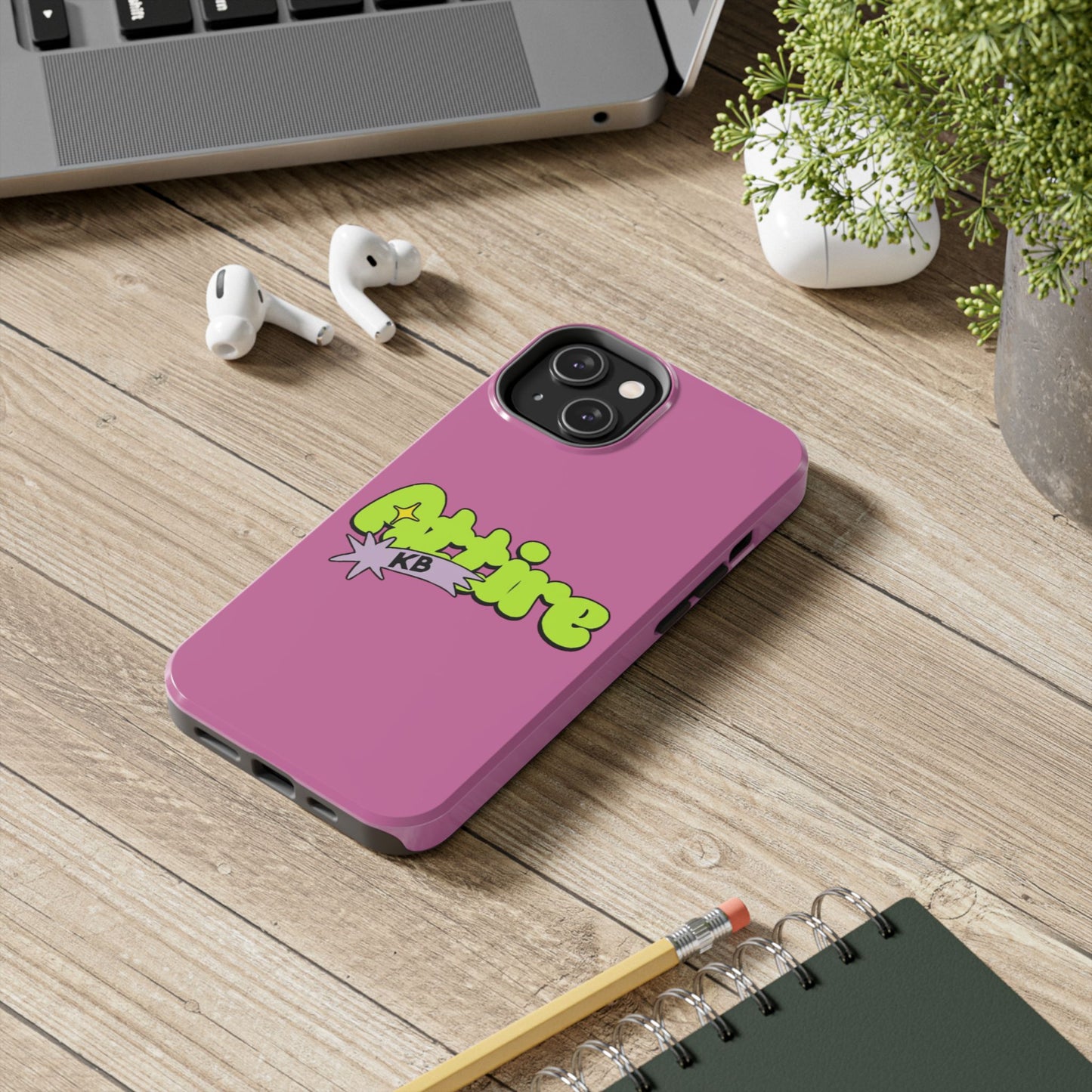 KB Attire Cartoon Phone Case (Pink)