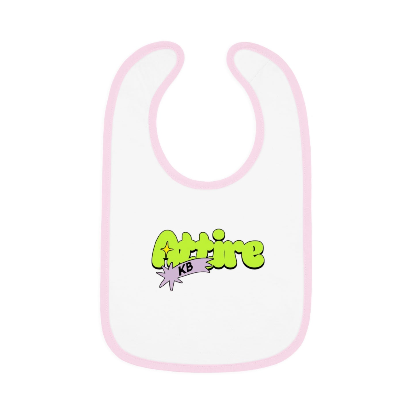KB Attire Baby Bib with Fun Cartoon Design