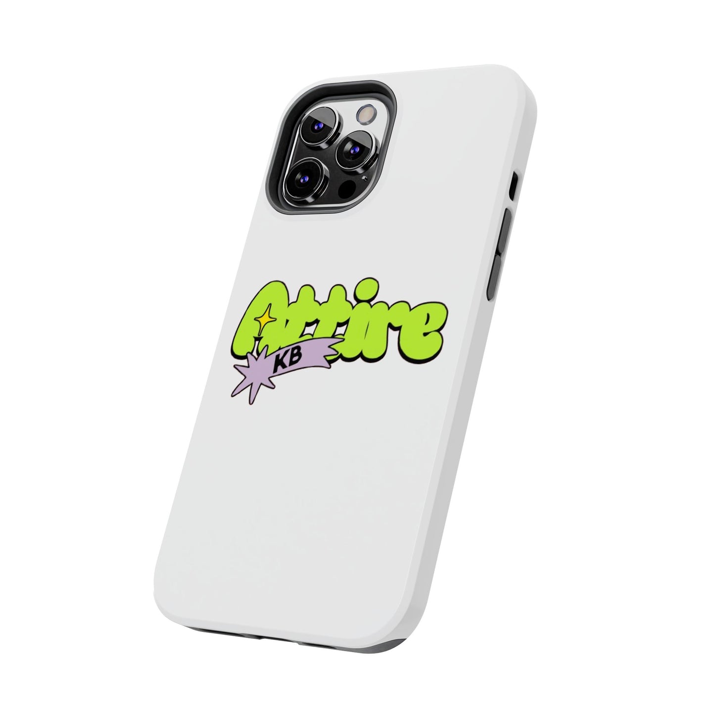 KB Attire Cartoon Phone Case (White)