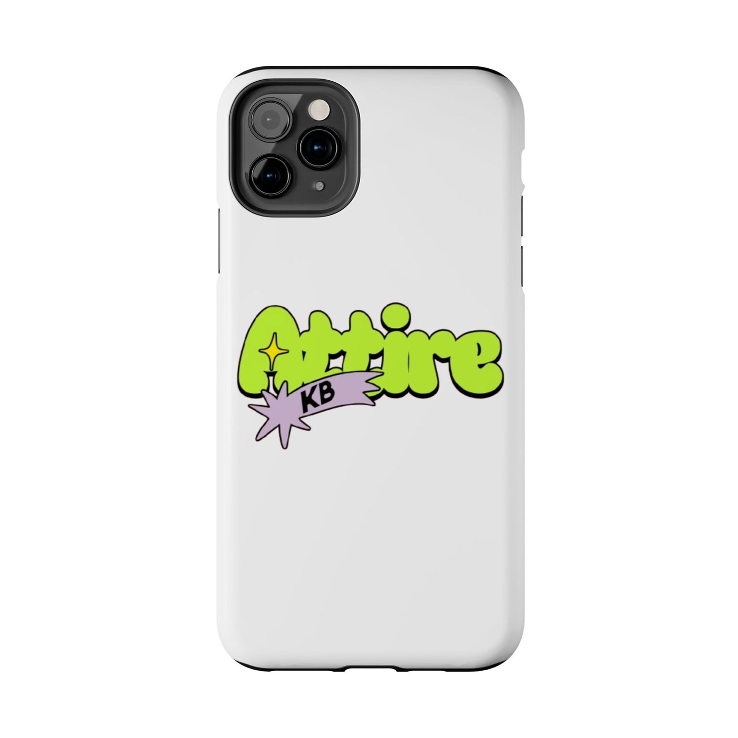 KB Attire Cartoon Phone Case (White)