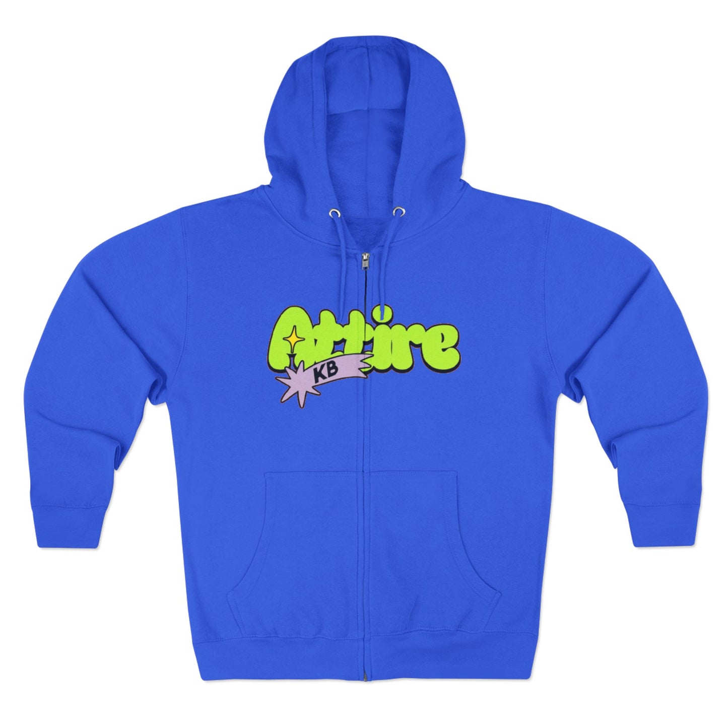 KB Attire Cartoon Unisex Zip Hoodie