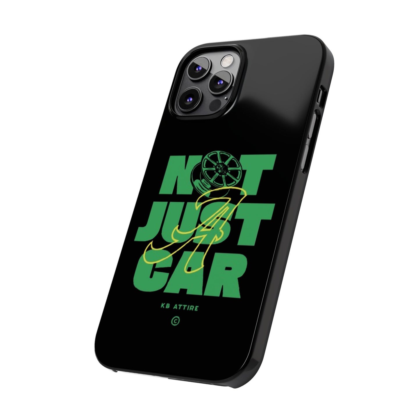Not Just A Car Slim IPhone Cases (Black)