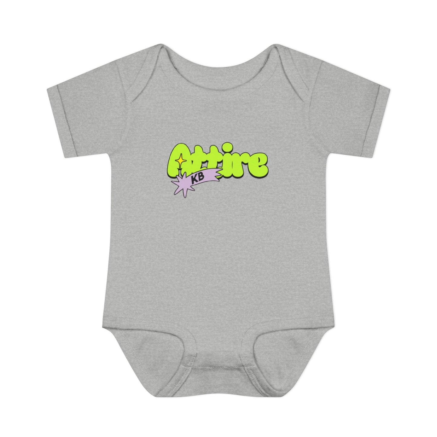 KB Attire Infant Bodysuit with "Cartoon" Logo