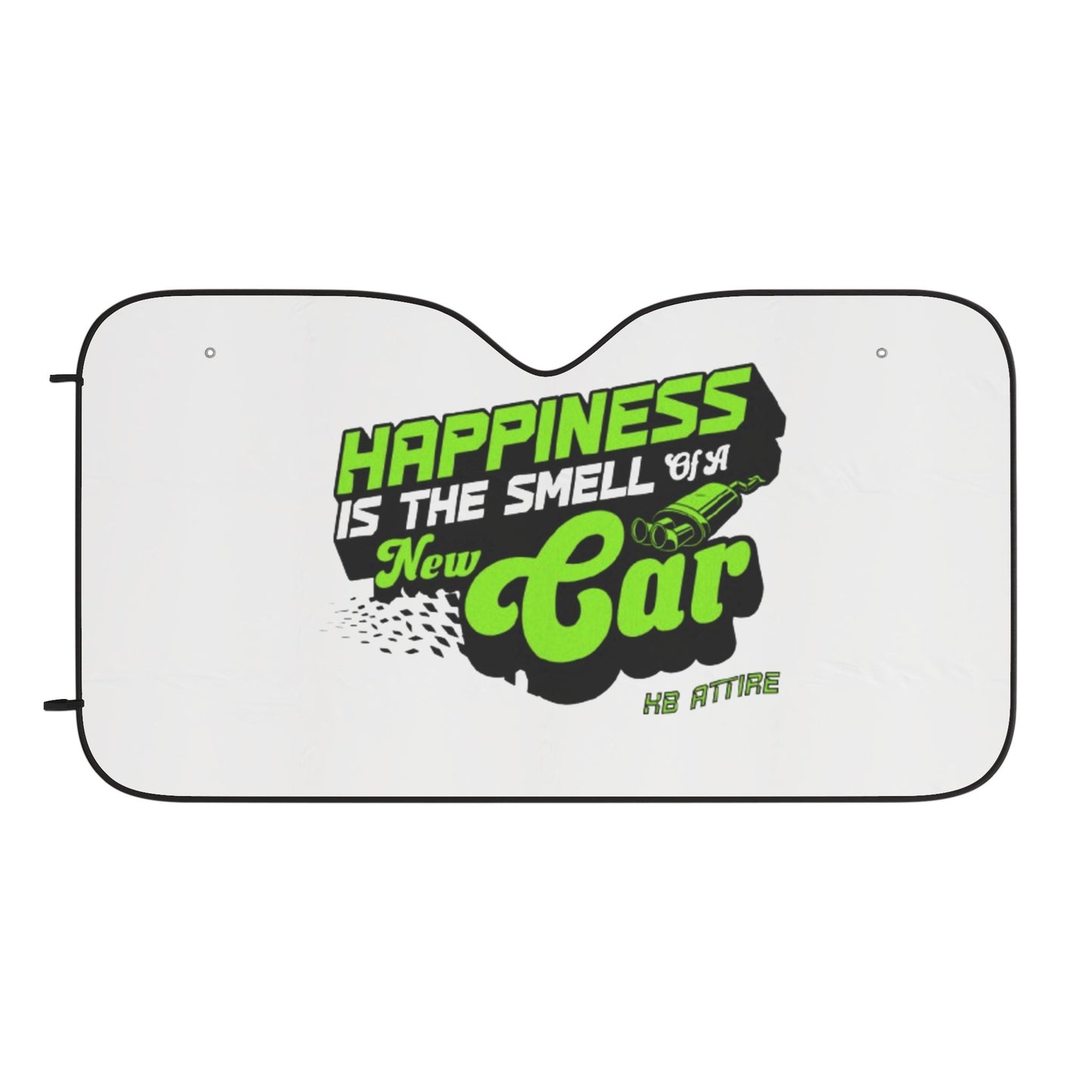 KB Attire "Happiness Of A New Car" Car Sun Shades